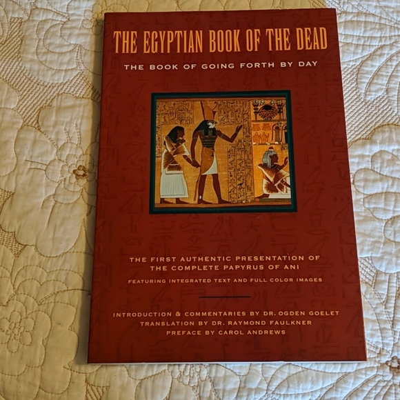 "The Egyptian Book of the Dead" coffee table book